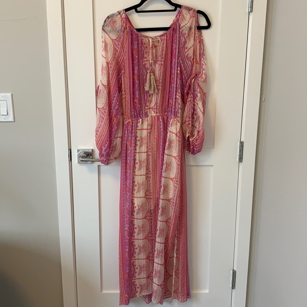 Gorgeous LoveShackFancy Silk Bohemian Dress - Size S